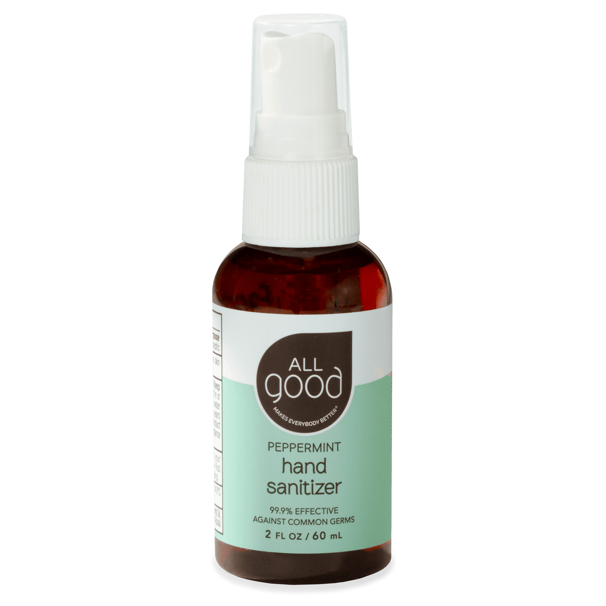 All Good Body Care - Peppermint Hand Sanitizer Spray, 2 oz - 1