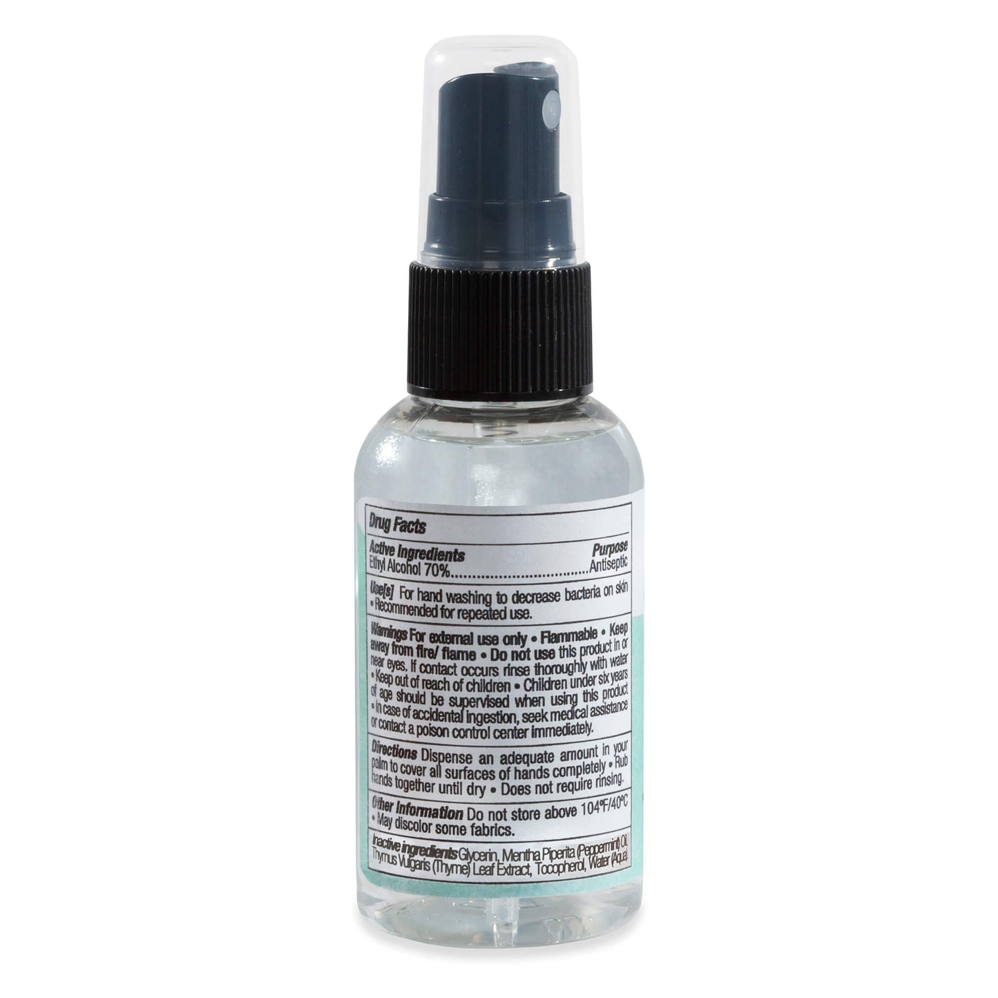 All Good Body Care - Peppermint Hand Sanitizer Spray, 2 oz - 2