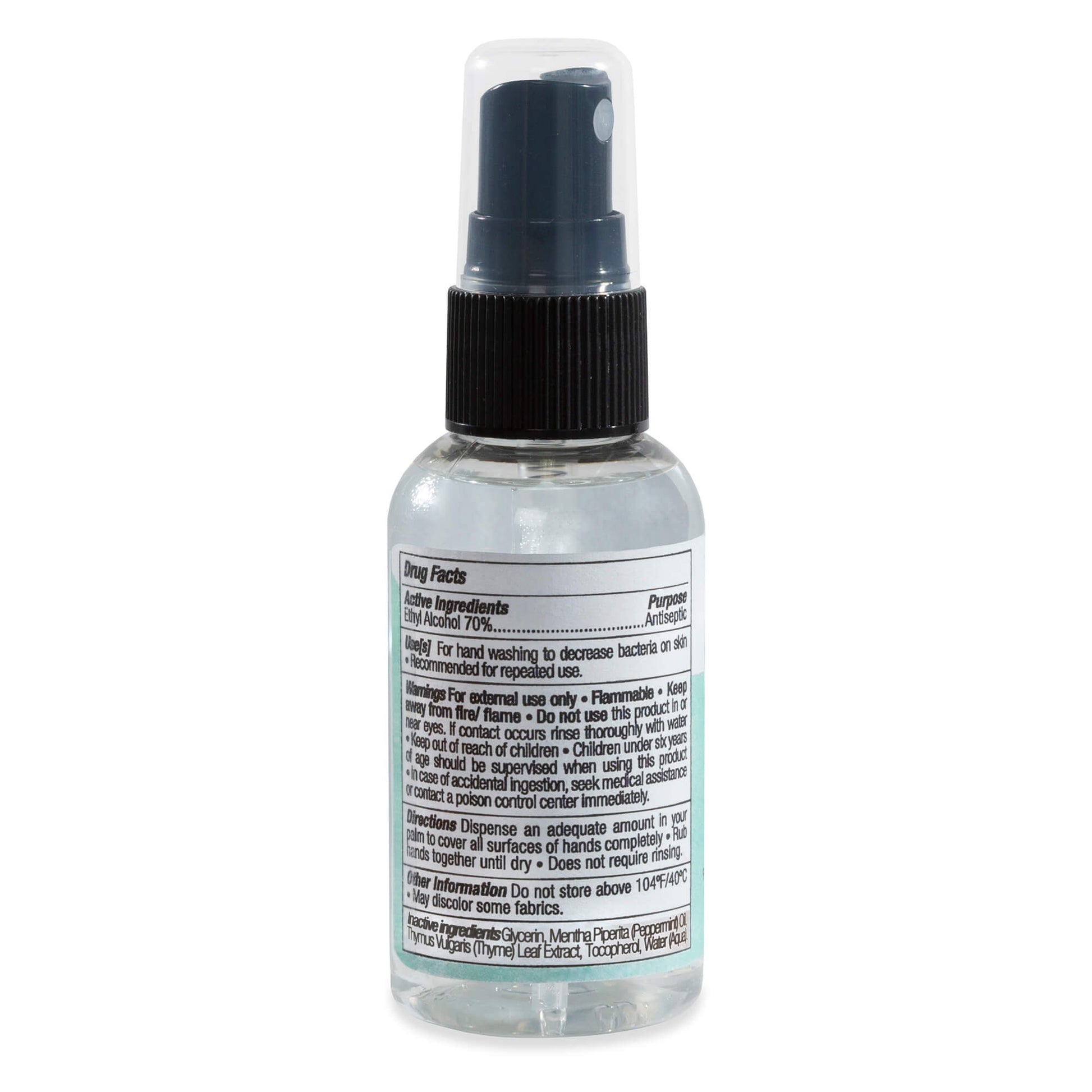 All Good Body Care - Peppermint Hand Sanitizer Spray, 2 oz - 2