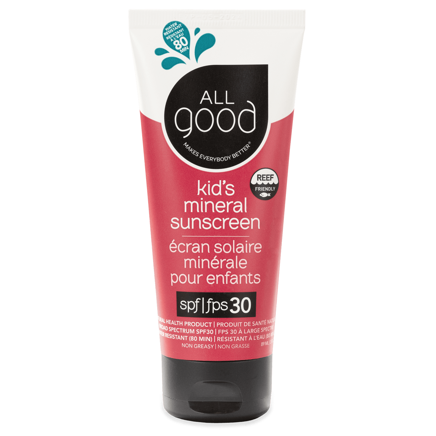 All Good Body Care - SPF30 Kids Mineral Sunscreen Lotion, 3 oz - 1