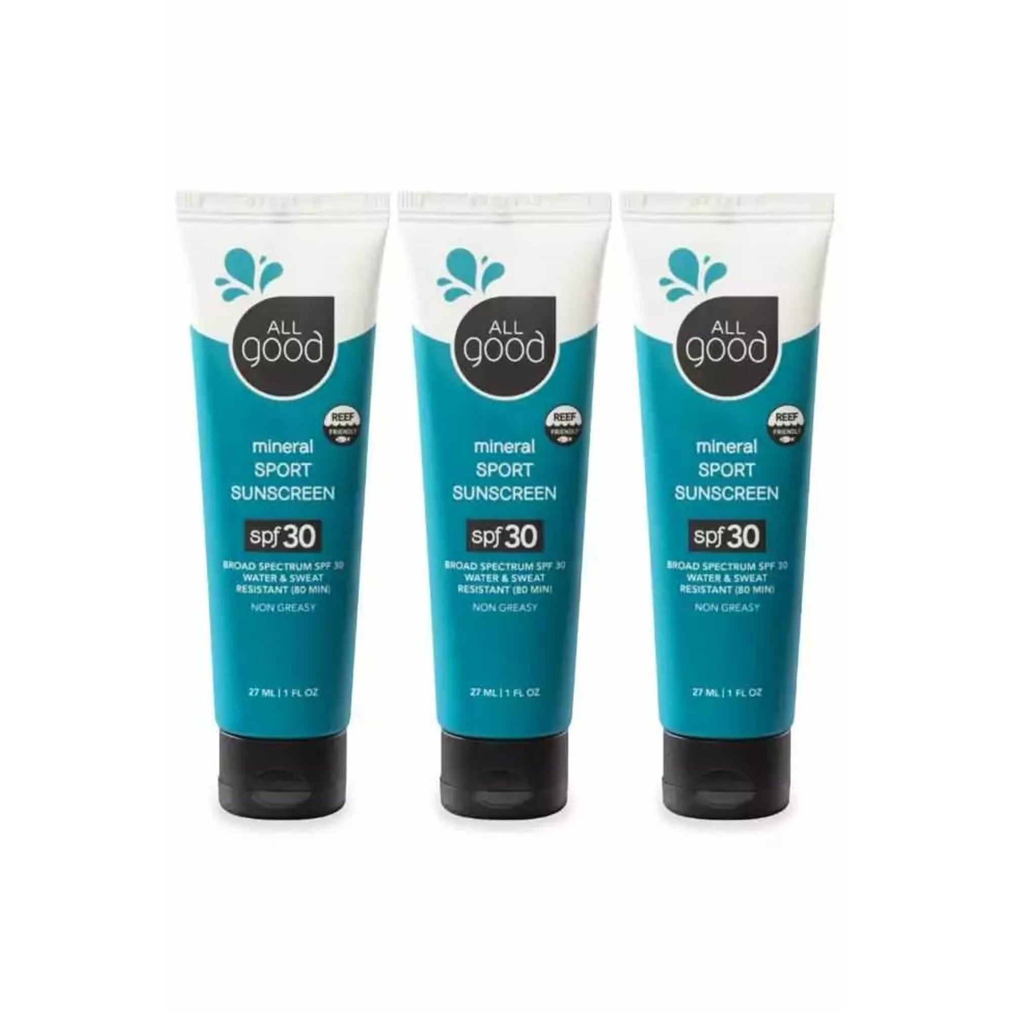 Mineral Sport Sunscreen, 1 oz - 3 Pack