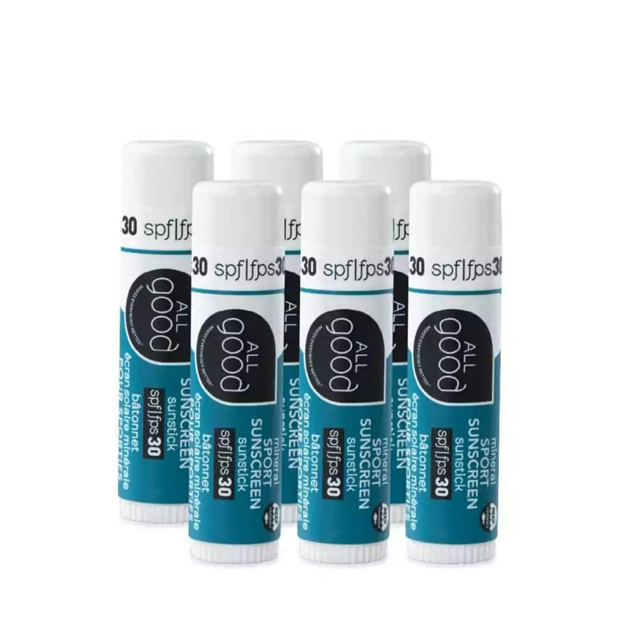 Mineral Sunstick SPF30 - Sport, .6 oz - 6 Pack