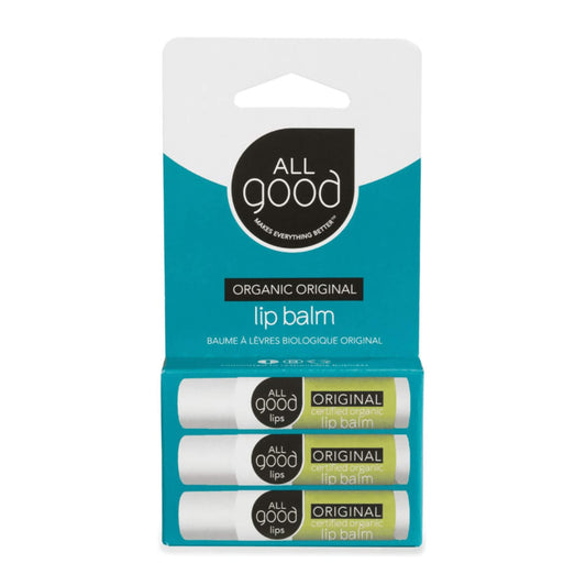 All Good Body Care - Organic Original Lip Balms - 3 Pack - 1