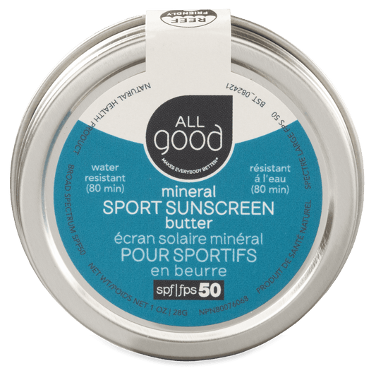All Good Body Care - SPF50 Mineral Sunscreen Butter, 1 oz - 1