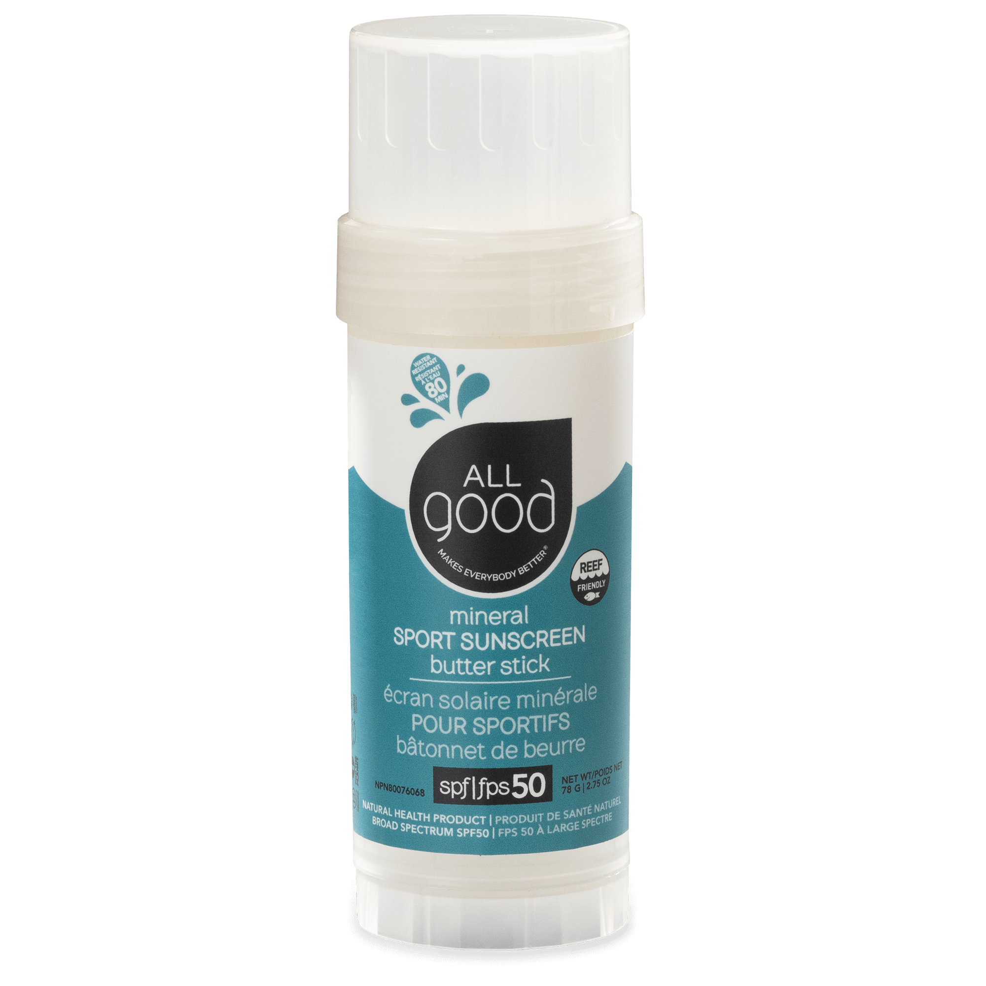 SPF50 Sport Mineral Sunscreen Butter Stick, 2.75 oz