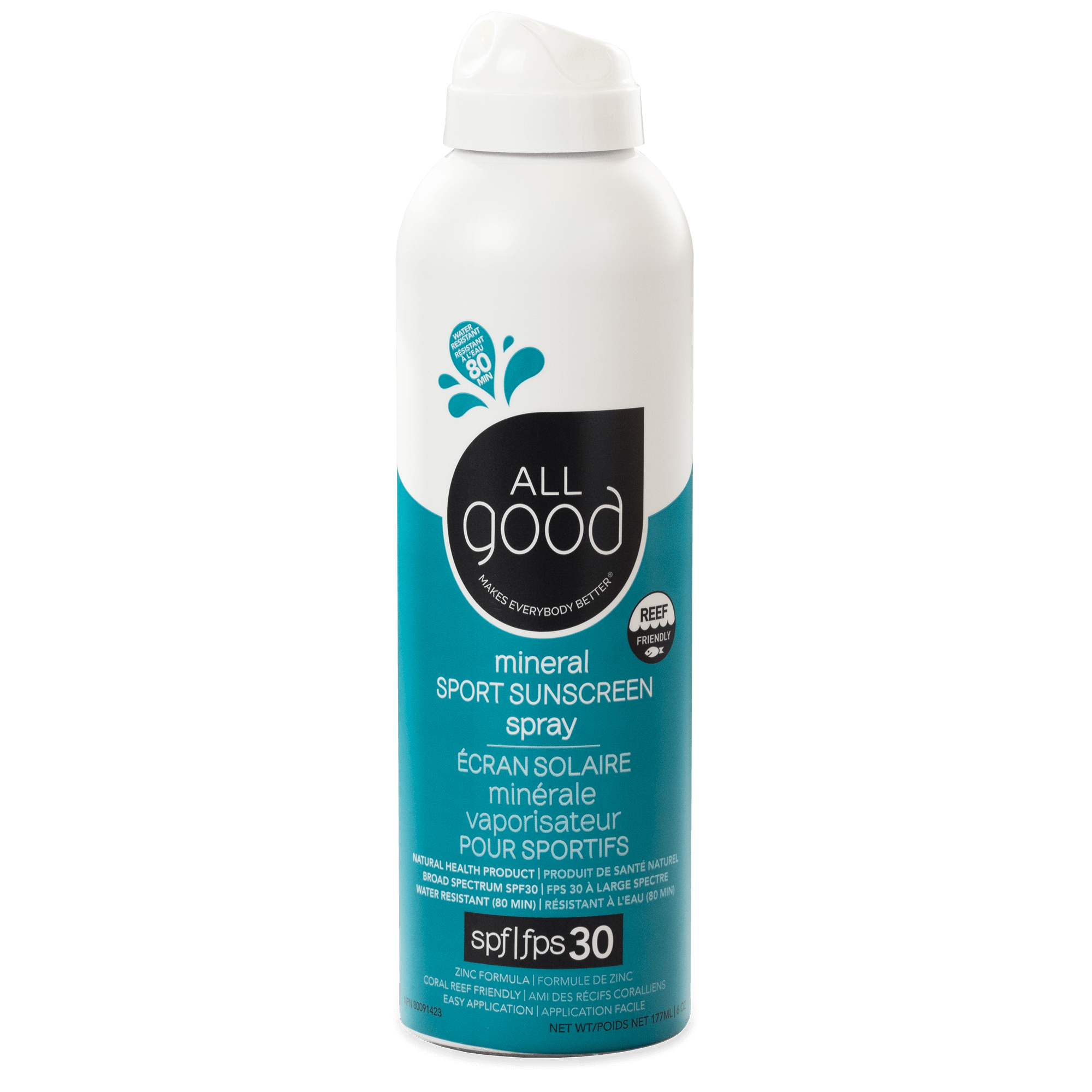 SPF30 Sport Mineral Sunscreen Spray, 6 oz