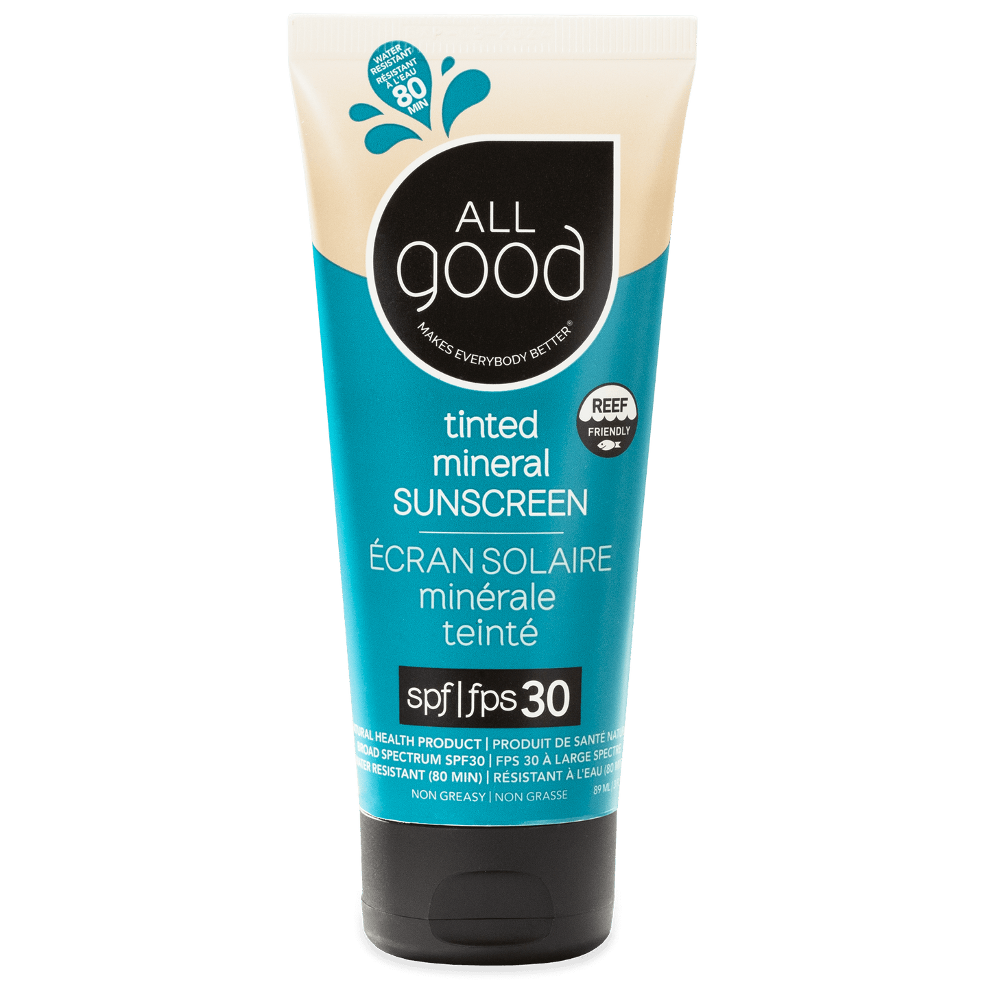 All Good Body Care - SPF30 Tinted Mineral Sunscreen - 1