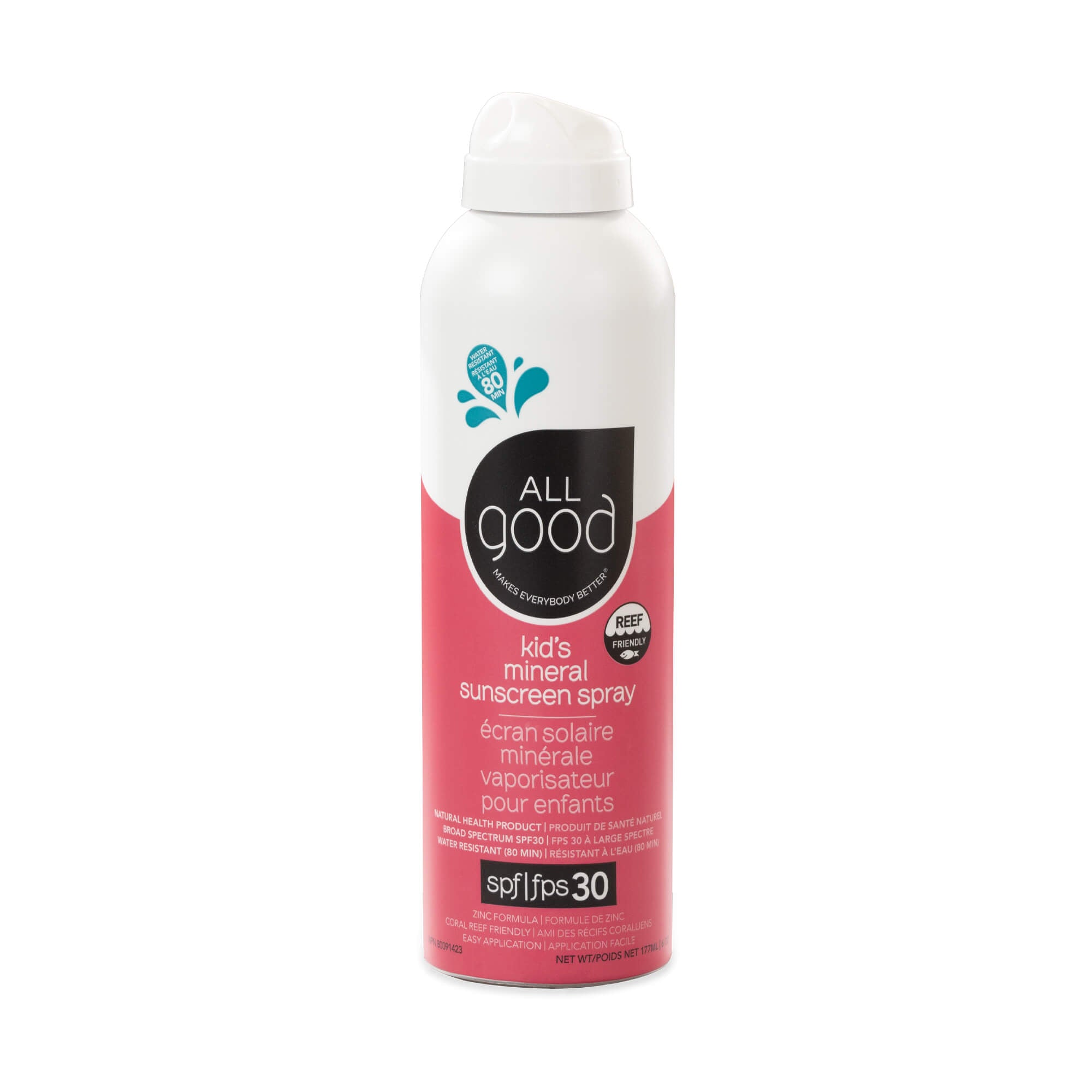 SPF30 Kids Mineral Sunscreen Spray, 6 oz